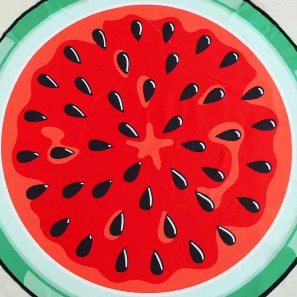 Watermelon Round Beach Blanket